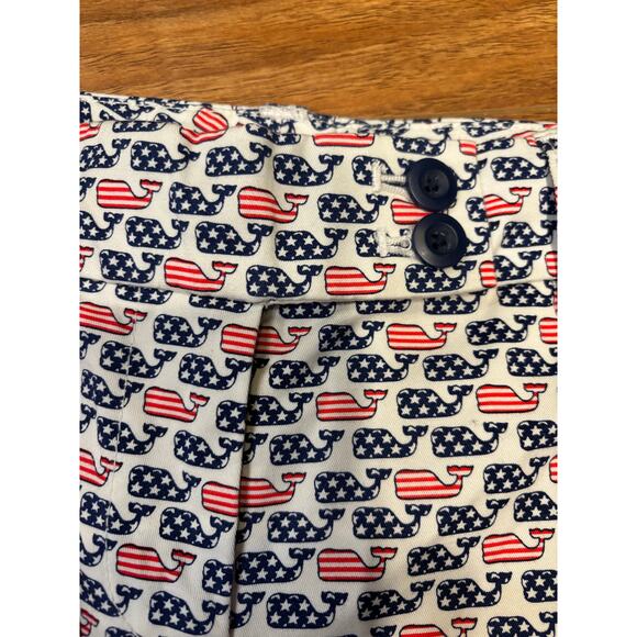 Vineyard vines red white and blue women’s shorts size 0 style 2H2026 - Picture 4 of 7